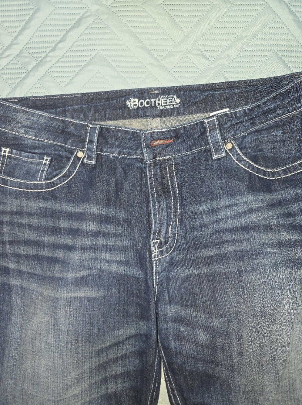 Womens  Dark Blue Jeans - Classic Denim